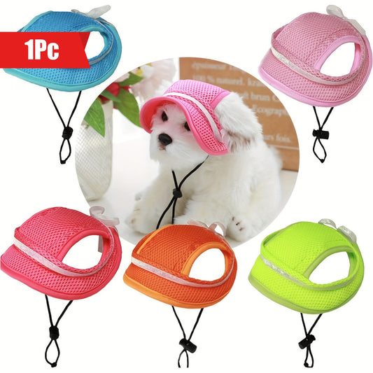 1pc Adorable Adjustable Pet Sun Hat