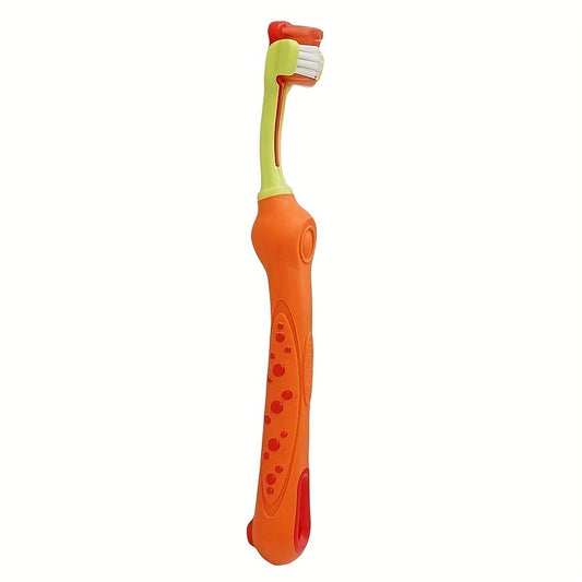 1pc 3-Sided Pet Toothbrush